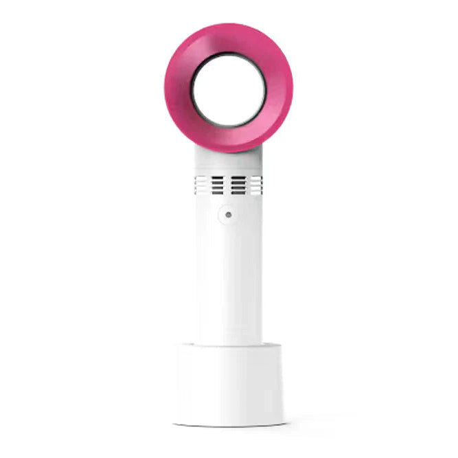 USB Handheld Leafless Fan with Phone Holder